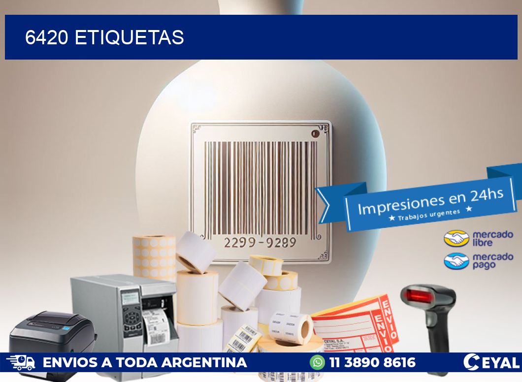 6420 ETIQUETAS