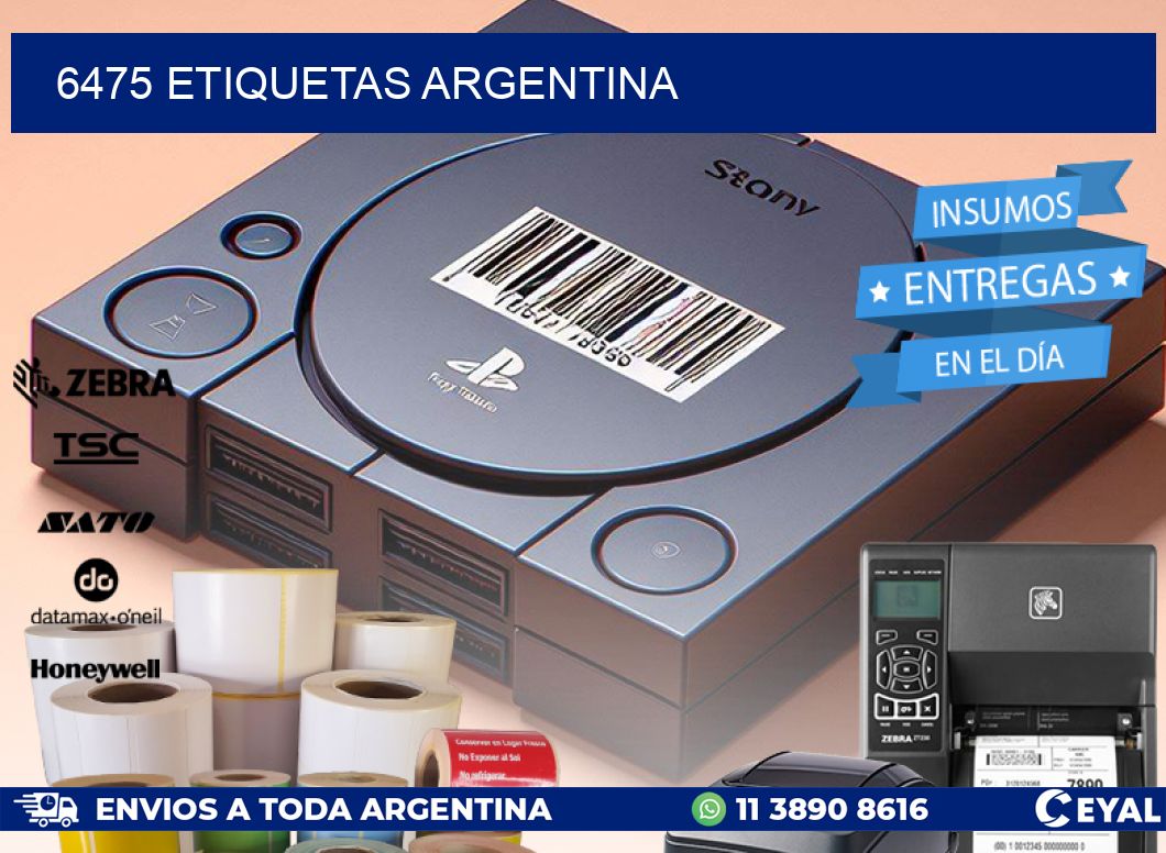 6475 ETIQUETAS ARGENTINA