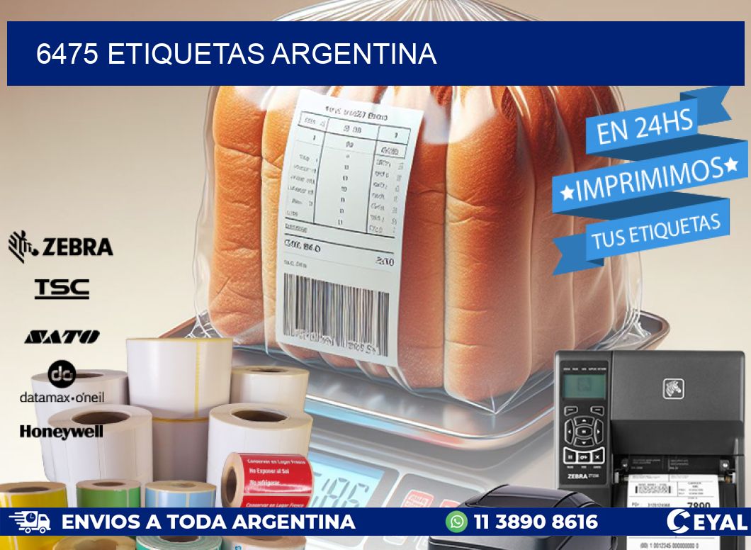 6475 ETIQUETAS ARGENTINA