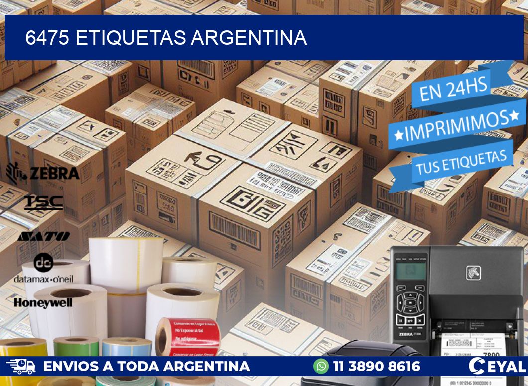 6475 ETIQUETAS ARGENTINA
