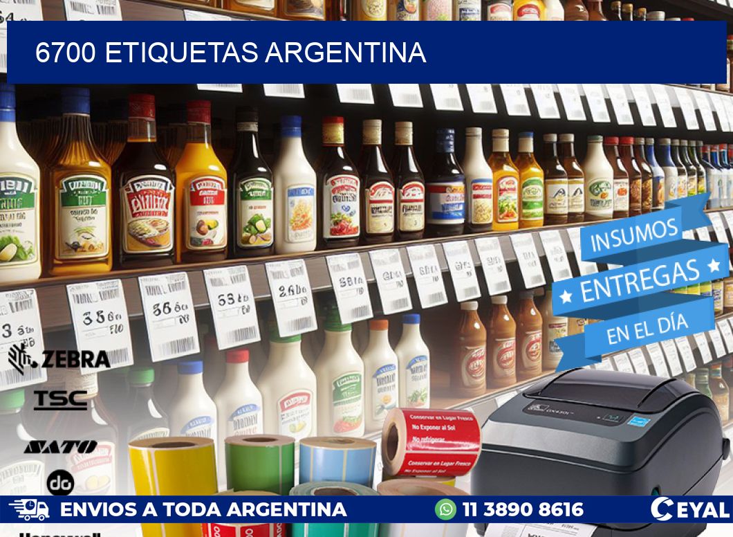 6700 ETIQUETAS ARGENTINA