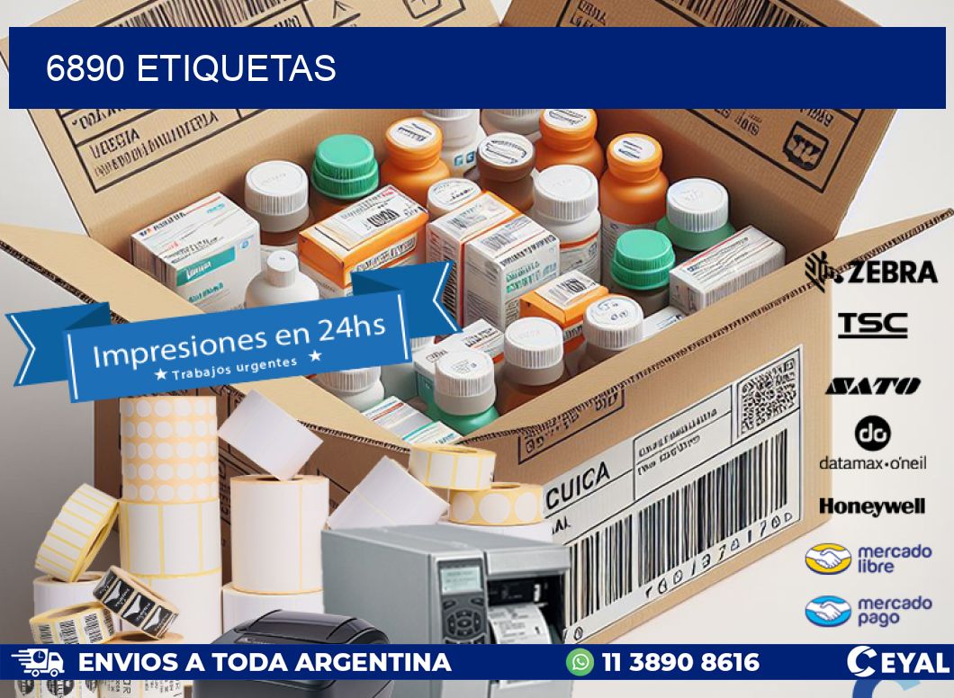 6890 ETIQUETAS