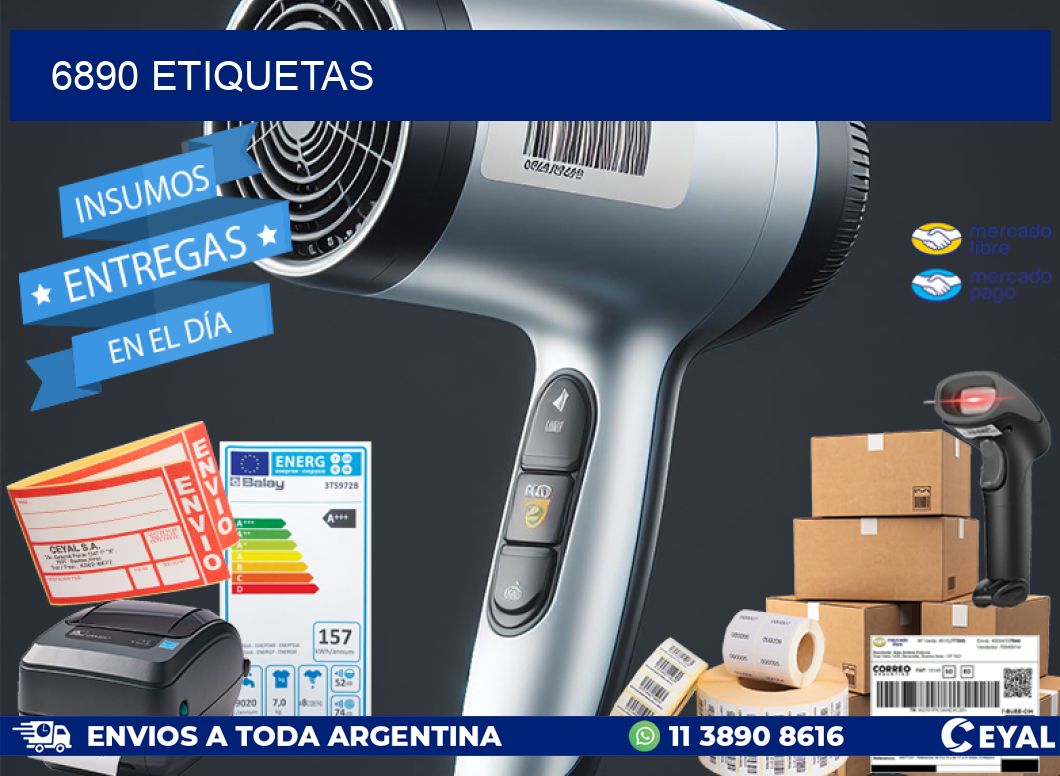 6890 ETIQUETAS