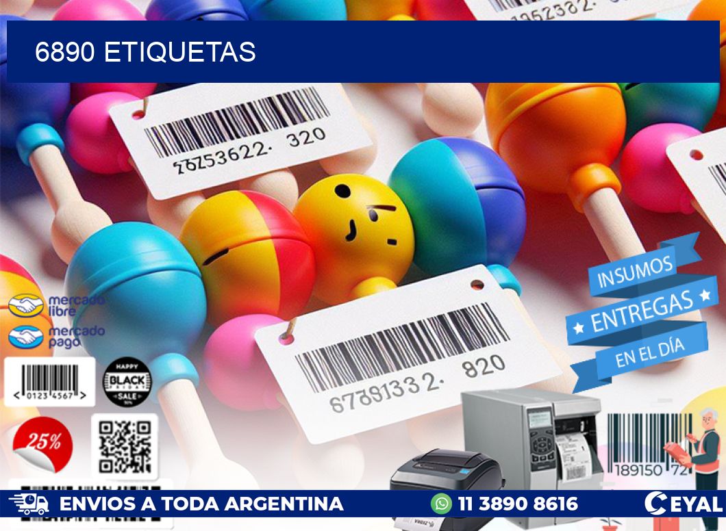 6890 ETIQUETAS