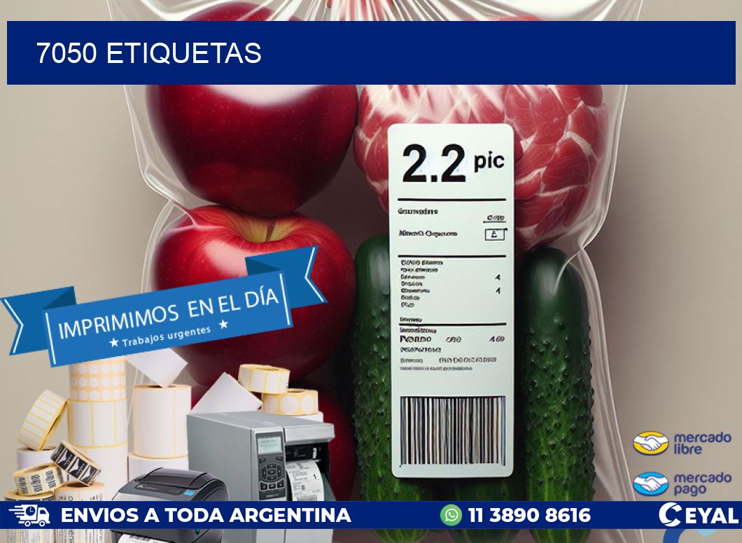 7050 ETIQUETAS