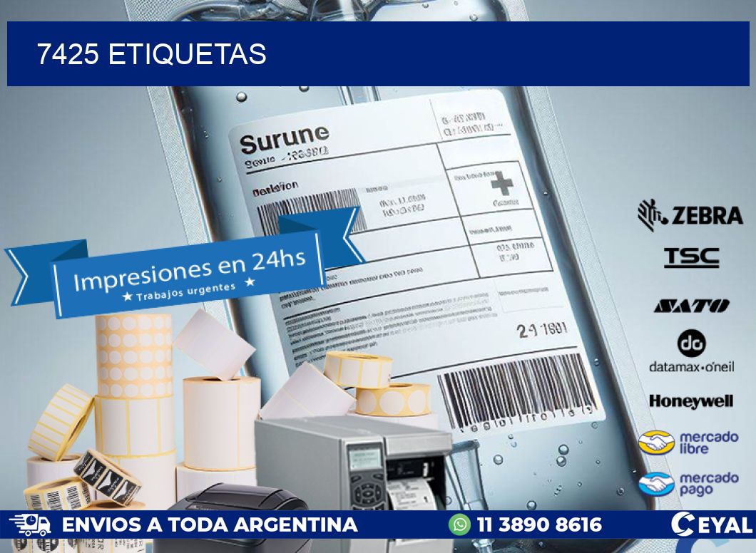 7425 ETIQUETAS