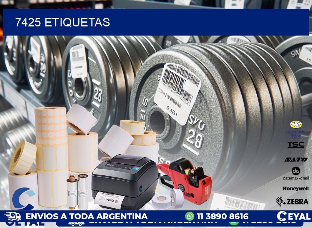 7425 ETIQUETAS
