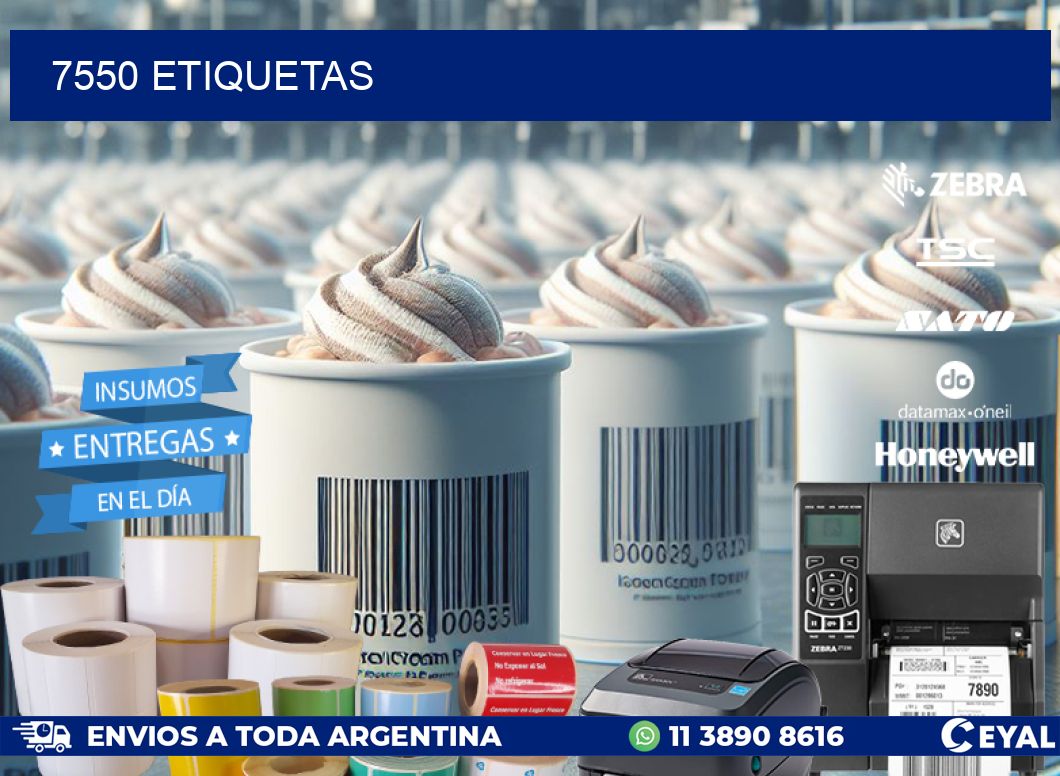 7550 ETIQUETAS