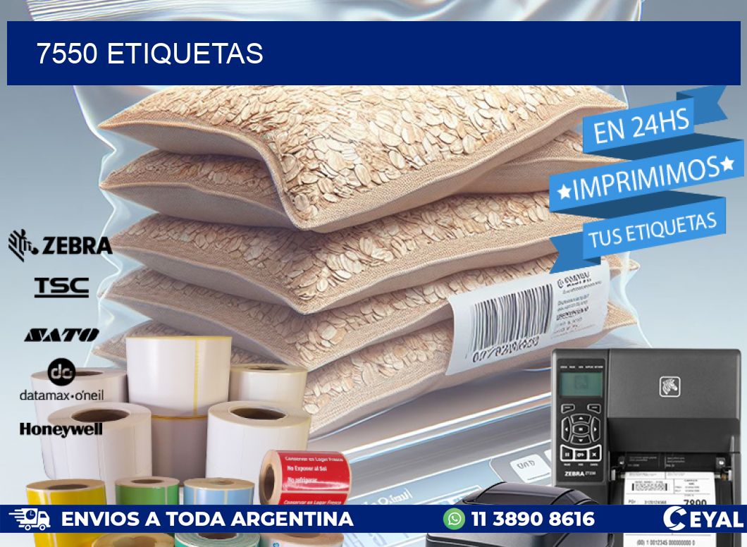 7550 ETIQUETAS