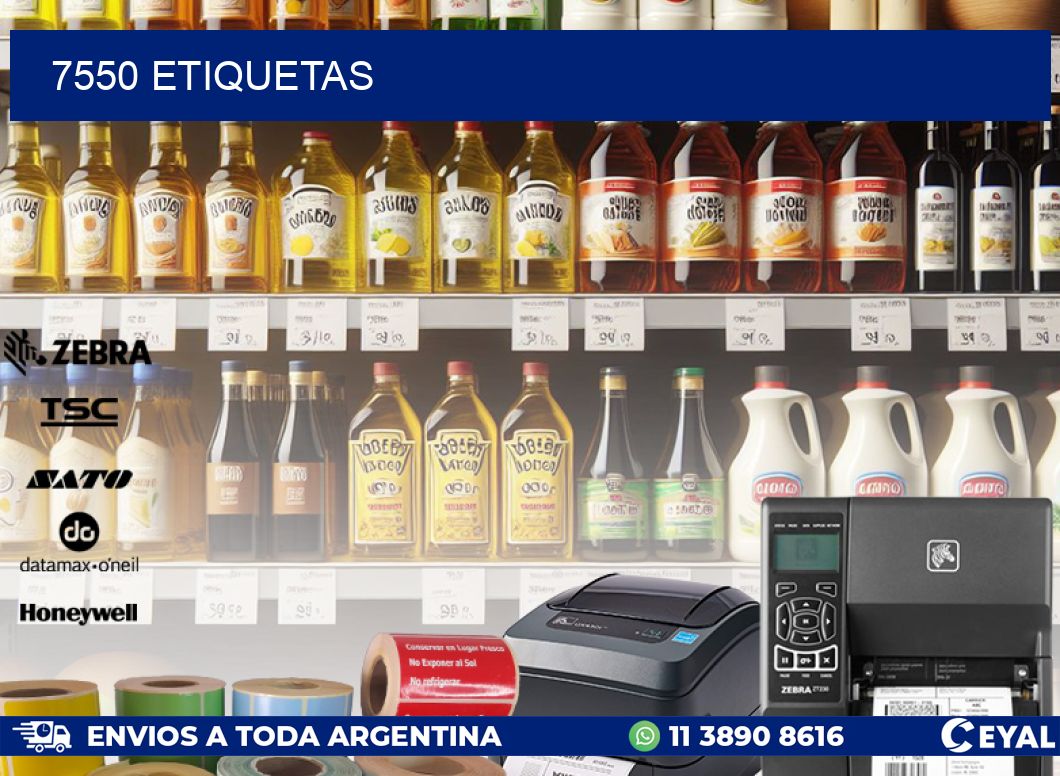 7550 ETIQUETAS