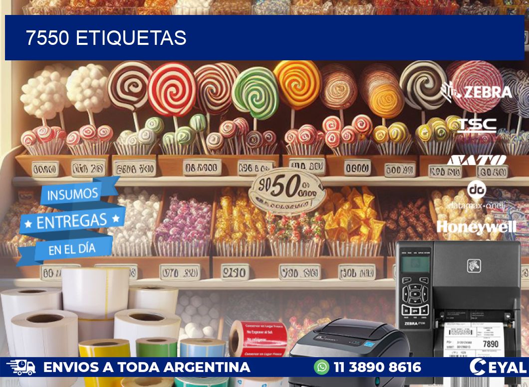 7550 ETIQUETAS