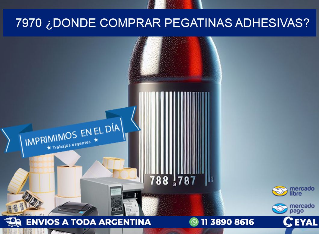7970 ¿DONDE COMPRAR PEGATINAS ADHESIVAS?