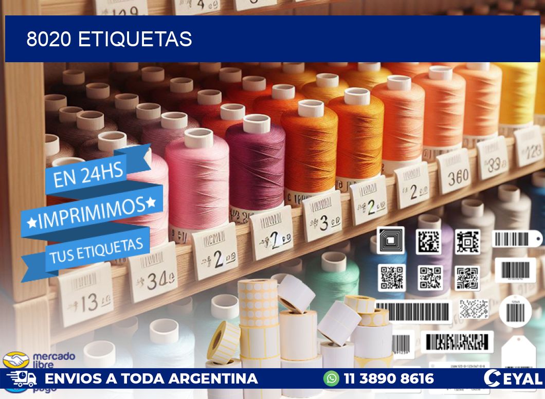 8020 ETIQUETAS