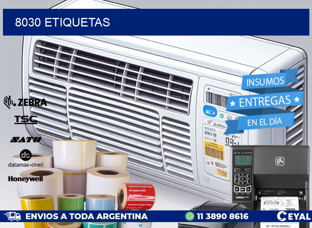 8030 ETIQUETAS