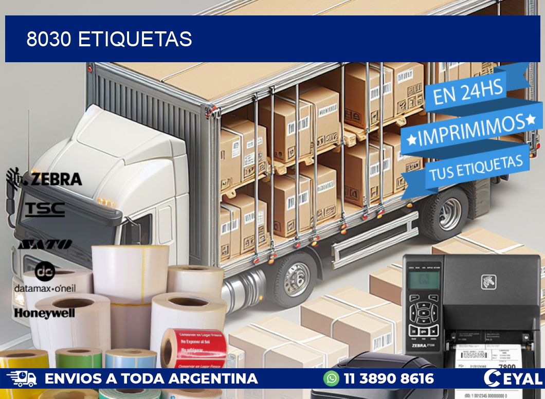 8030 ETIQUETAS