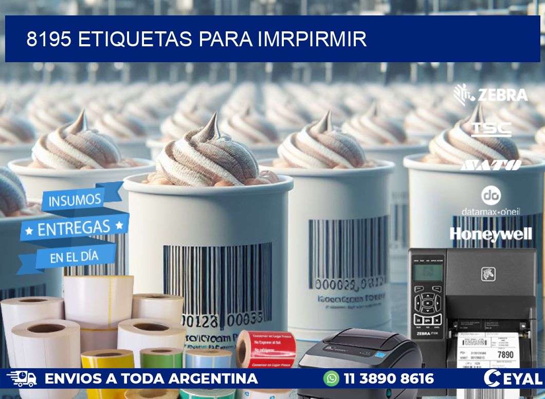8195 ETIQUETAS PARA IMRPIRMIR