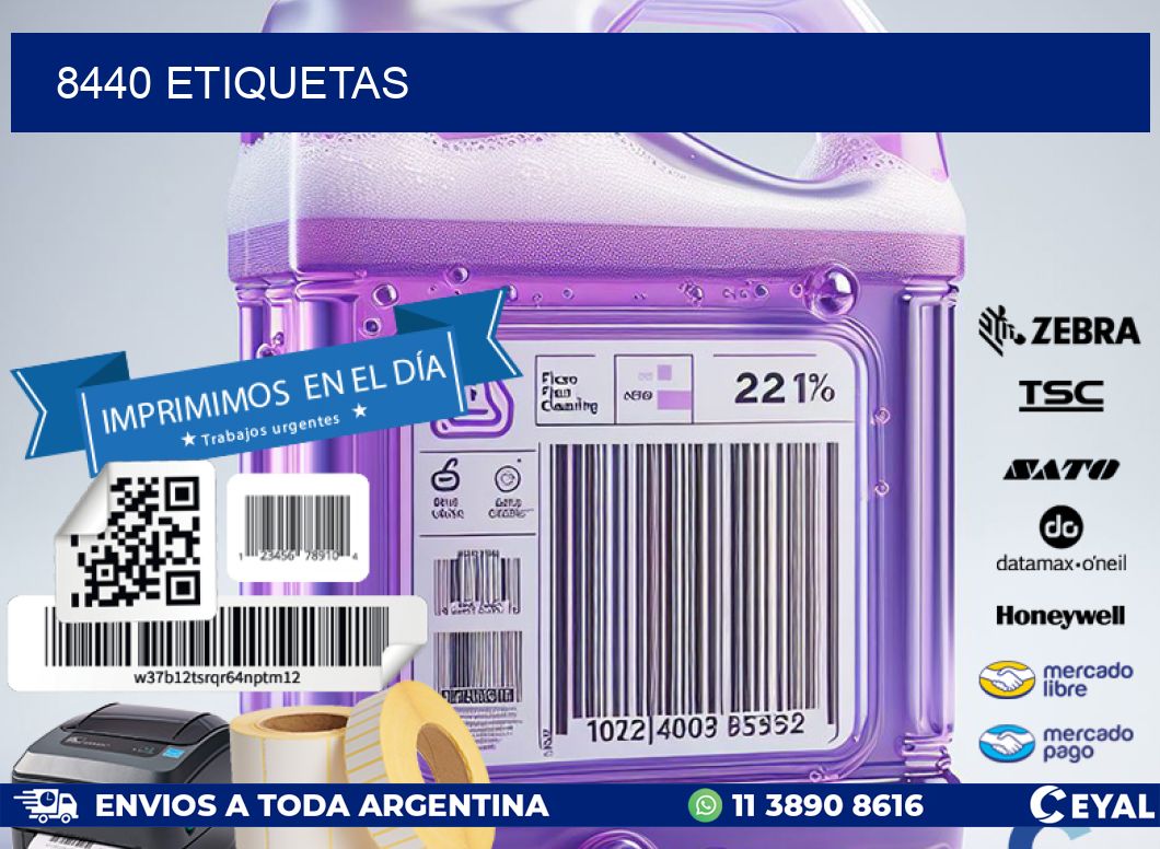8440 ETIQUETAS
