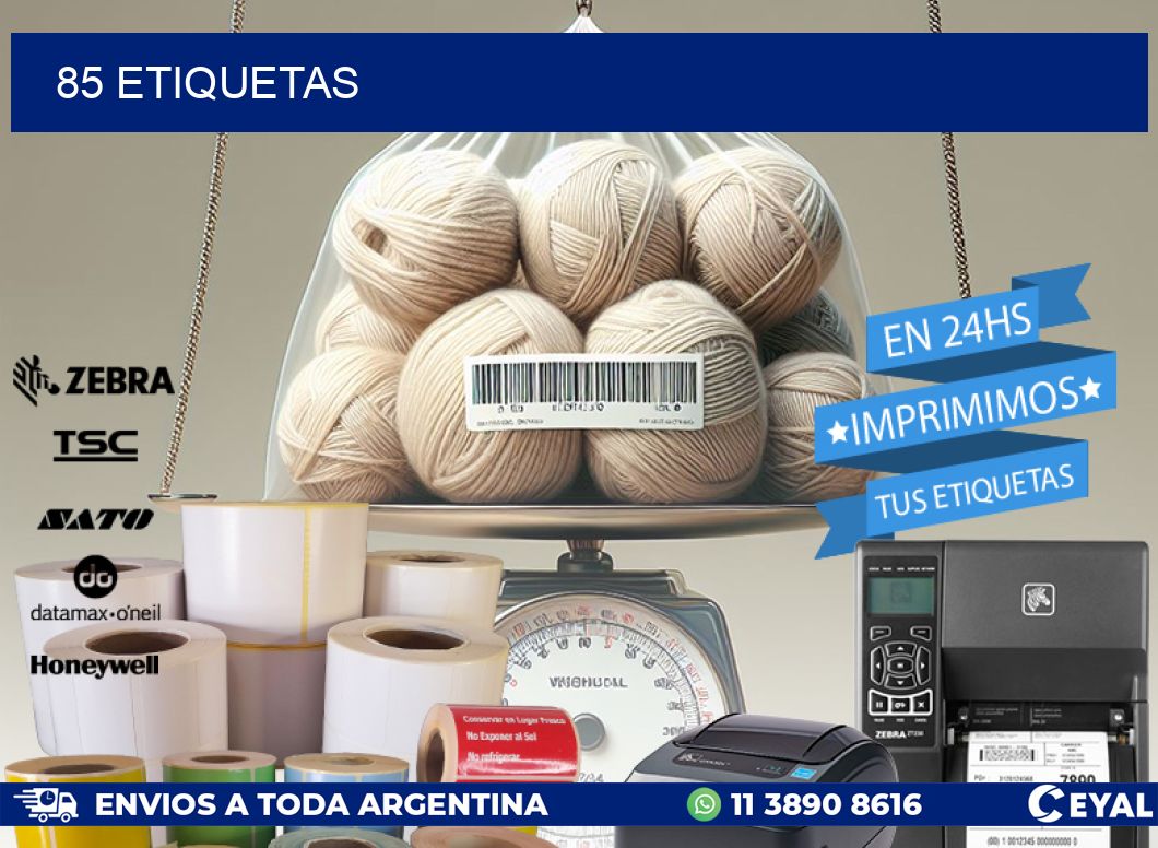 85 ETIQUETAS
