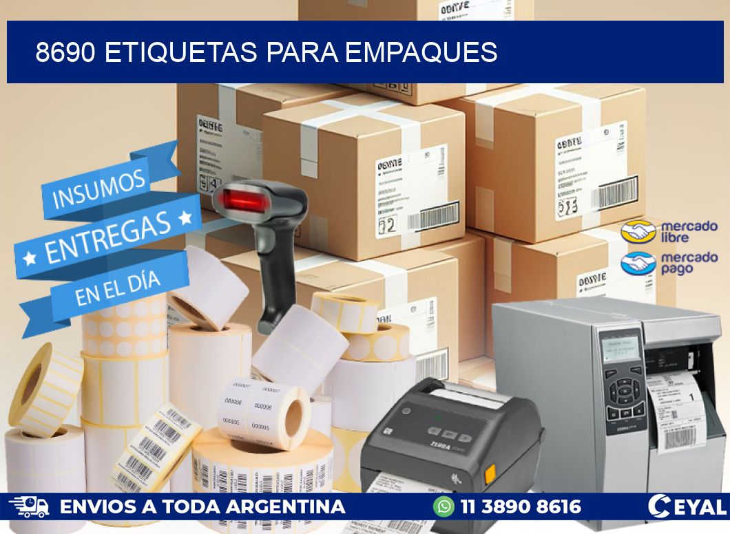 8690 ETIQUETAS PARA EMPAQUES