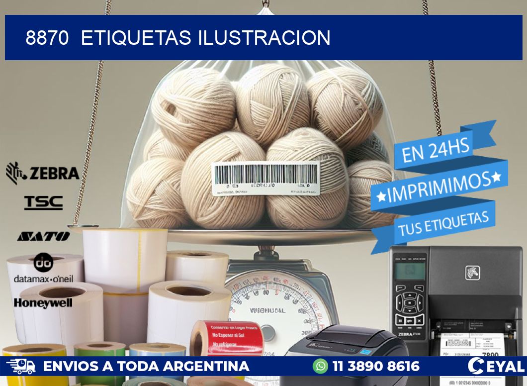 8870  ETIQUETAS ILUSTRACION