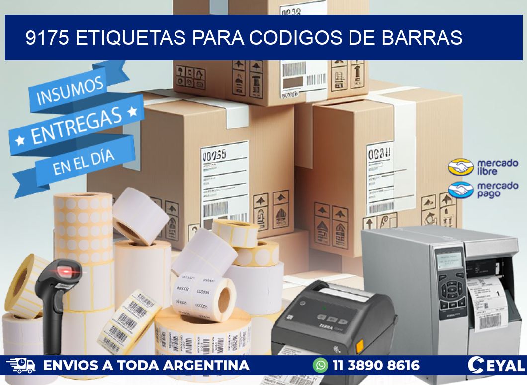 9175 ETIQUETAS PARA CODIGOS DE BARRAS