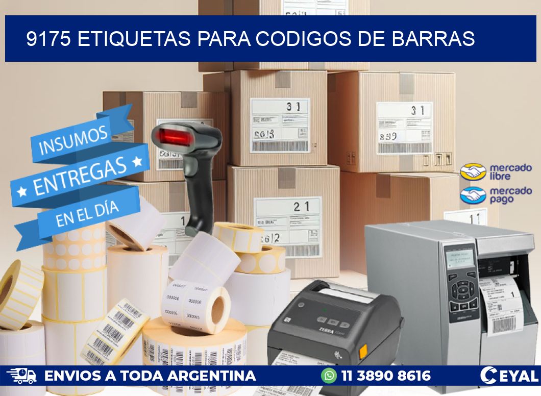 9175 ETIQUETAS PARA CODIGOS DE BARRAS