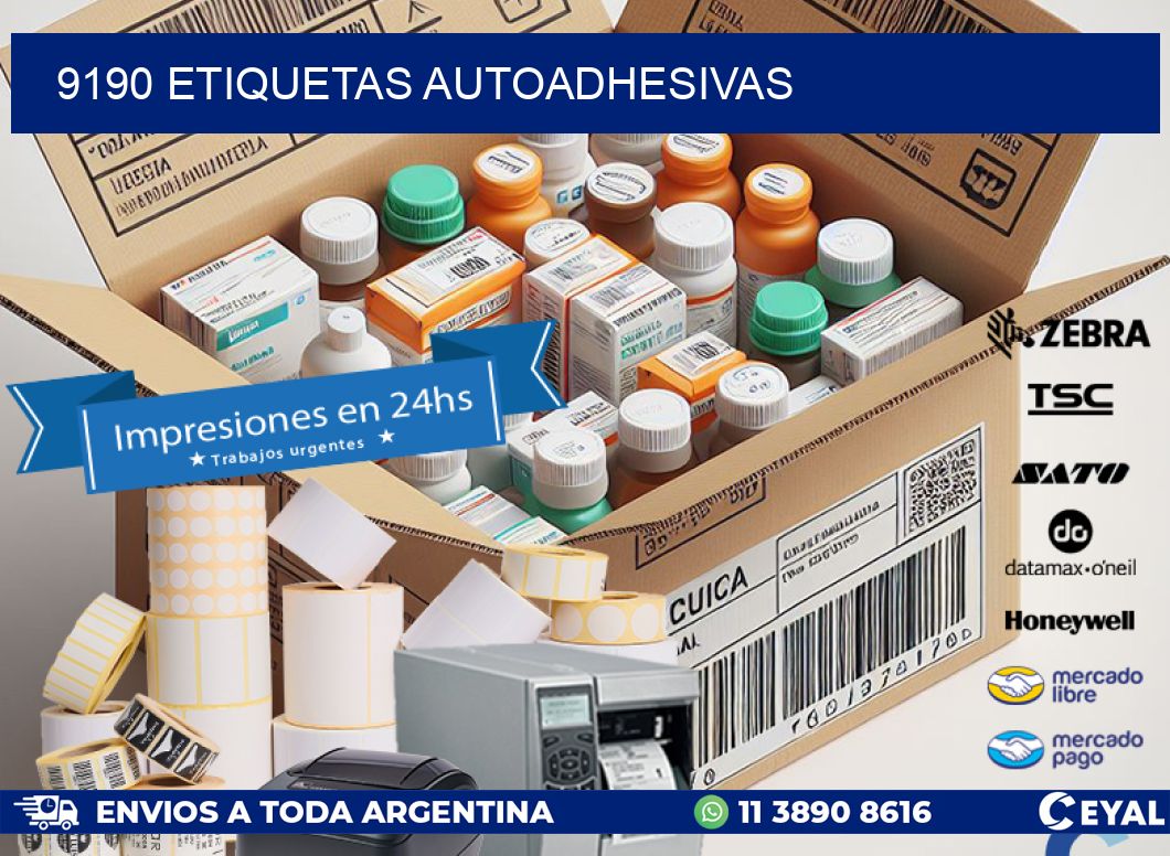 9190 ETIQUETAS AUTOADHESIVAS