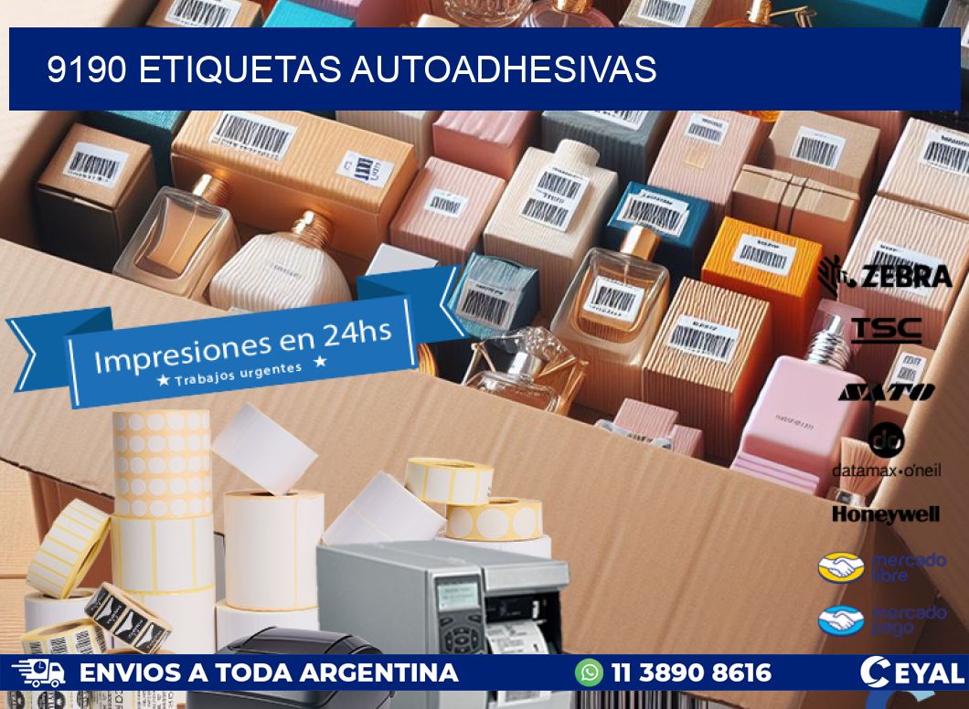 9190 ETIQUETAS AUTOADHESIVAS