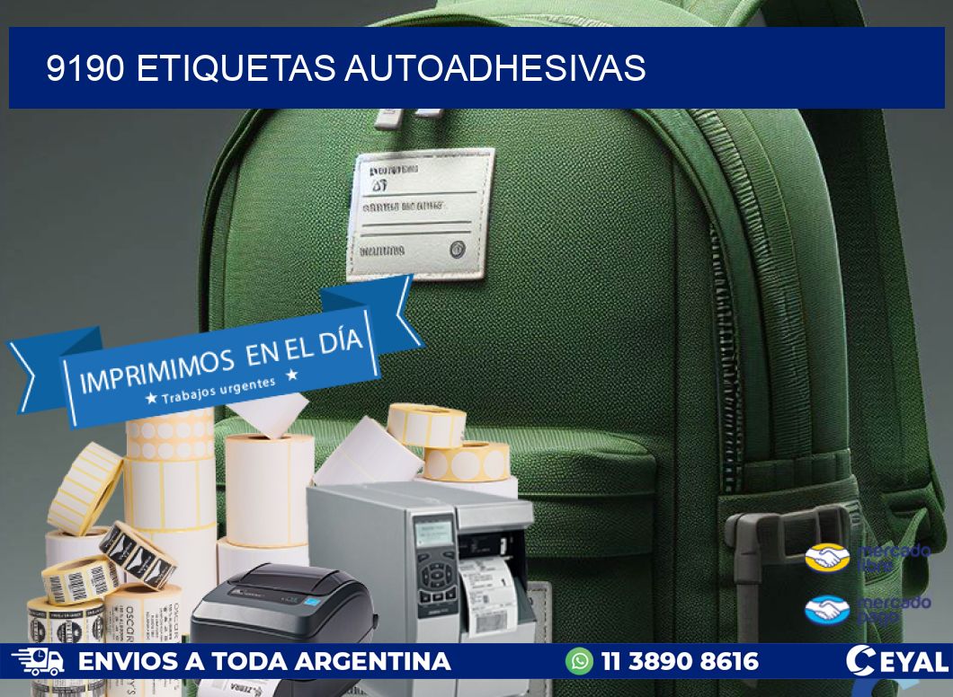 9190 ETIQUETAS AUTOADHESIVAS