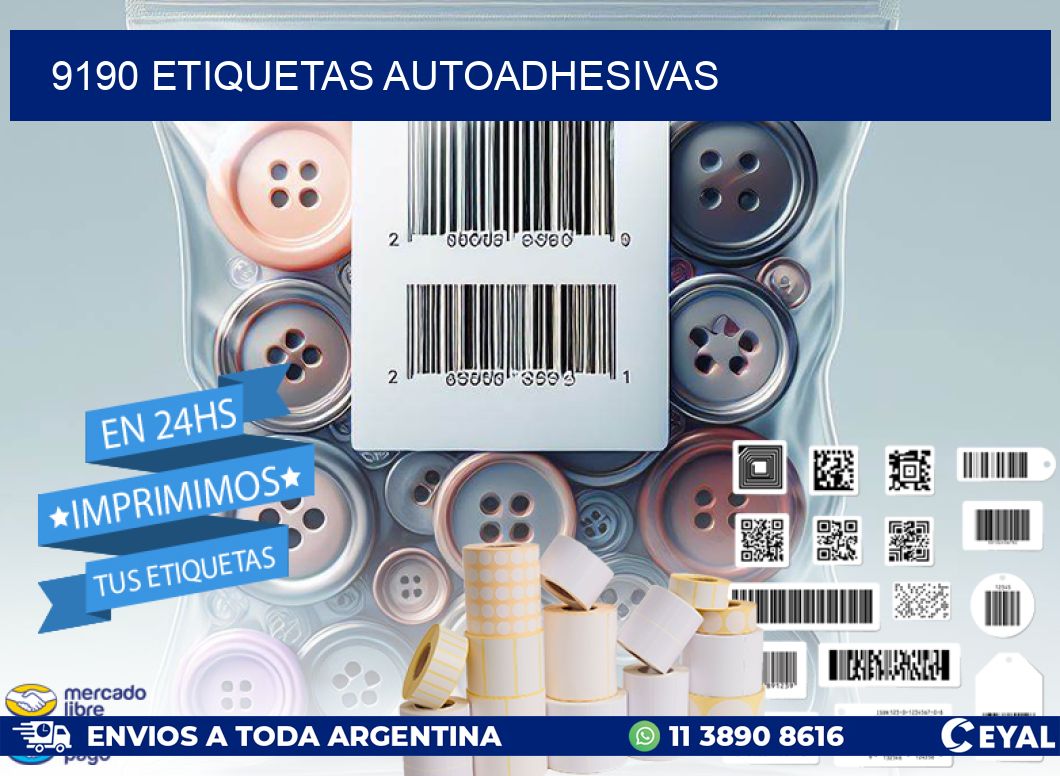 9190 ETIQUETAS AUTOADHESIVAS