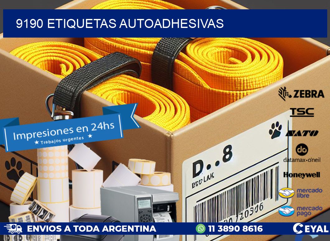 9190 ETIQUETAS AUTOADHESIVAS