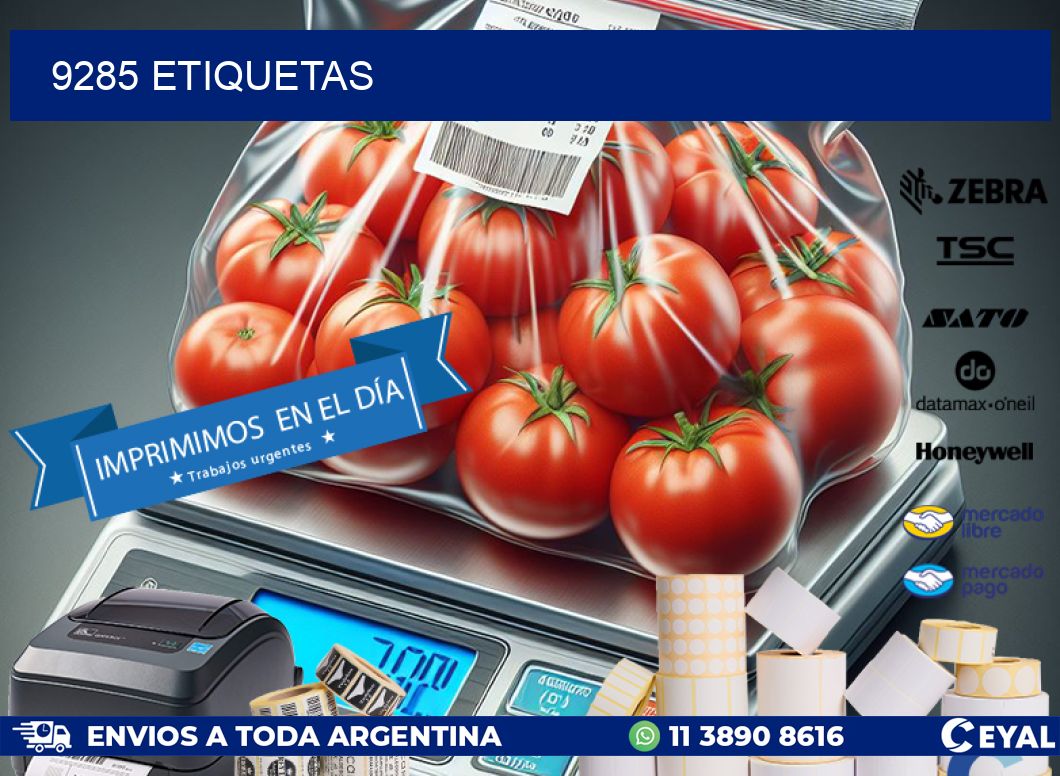 9285 ETIQUETAS
