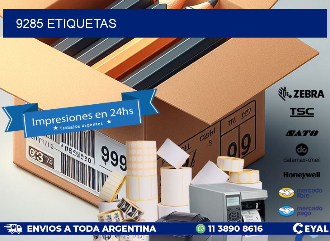 9285 ETIQUETAS