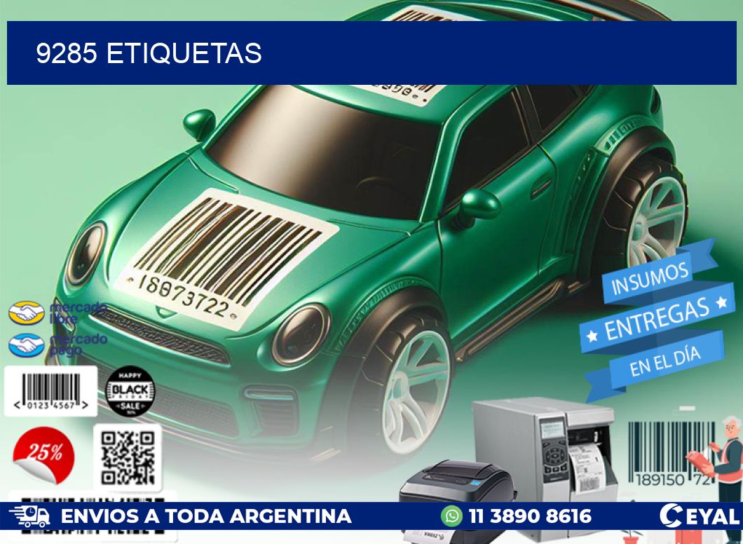 9285 ETIQUETAS