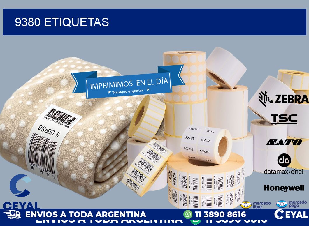 9380 ETIQUETAS