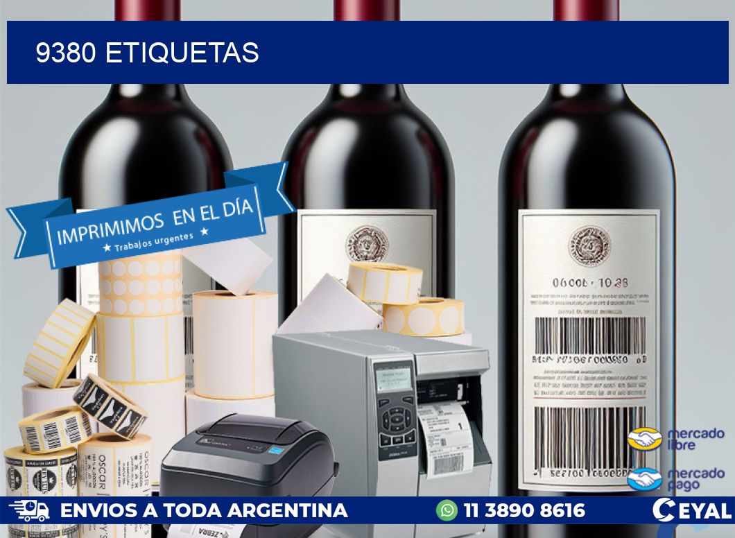 9380 ETIQUETAS