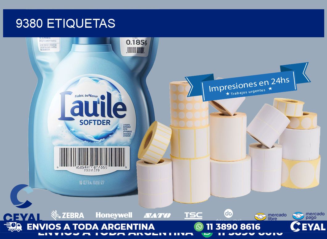 9380 ETIQUETAS