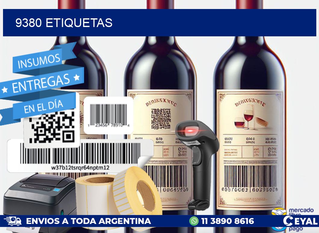 9380 ETIQUETAS