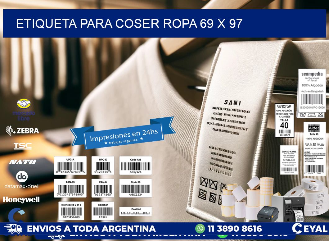 ETIQUETA PARA COSER ROPA 69 x 97