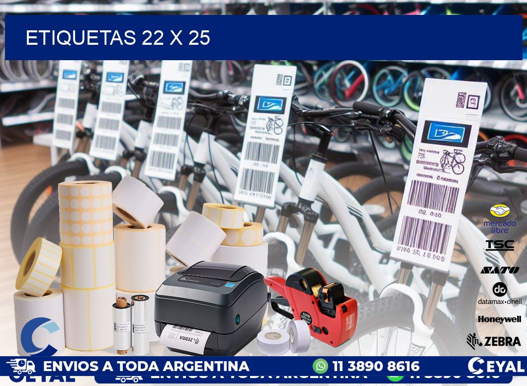 ETIQUETAS 22 x 25