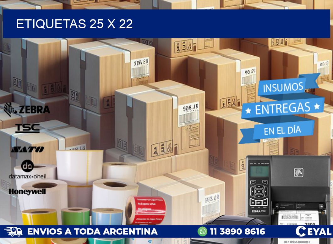 ETIQUETAS 25 x 22