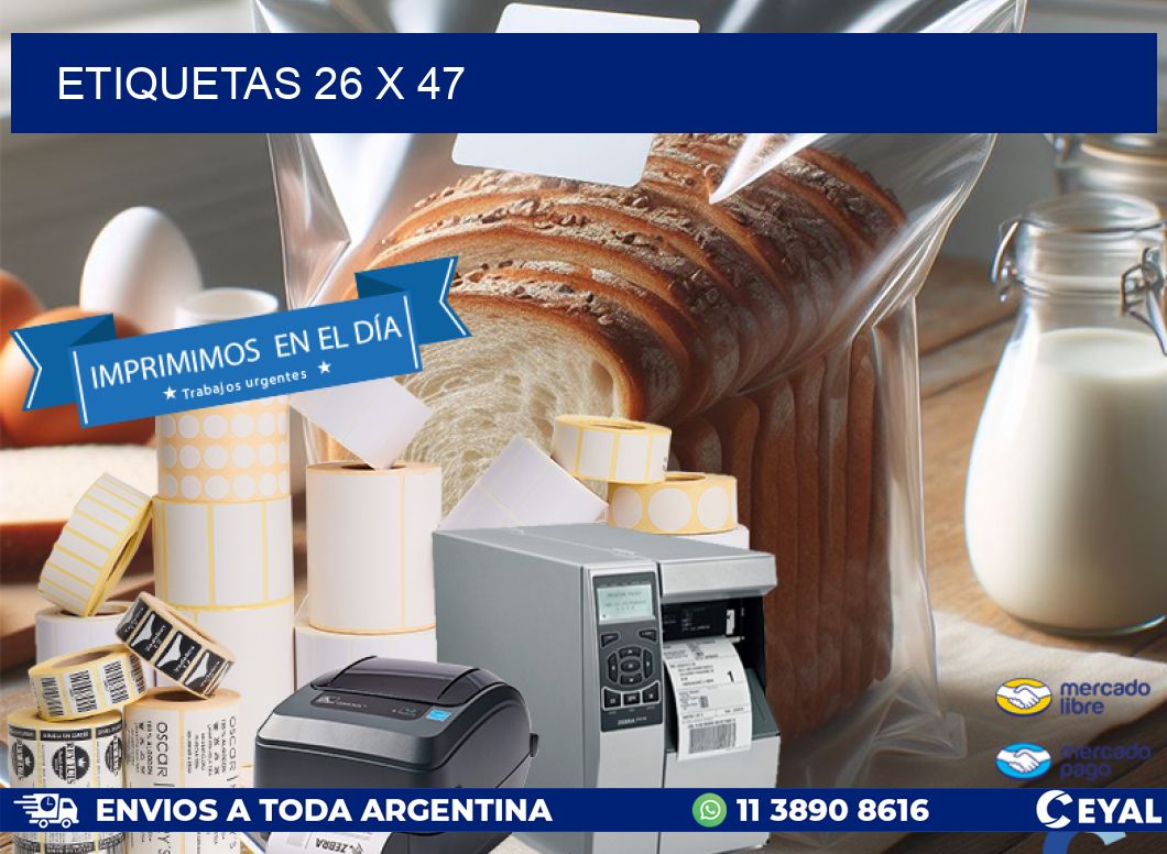 ETIQUETAS 26 x 47