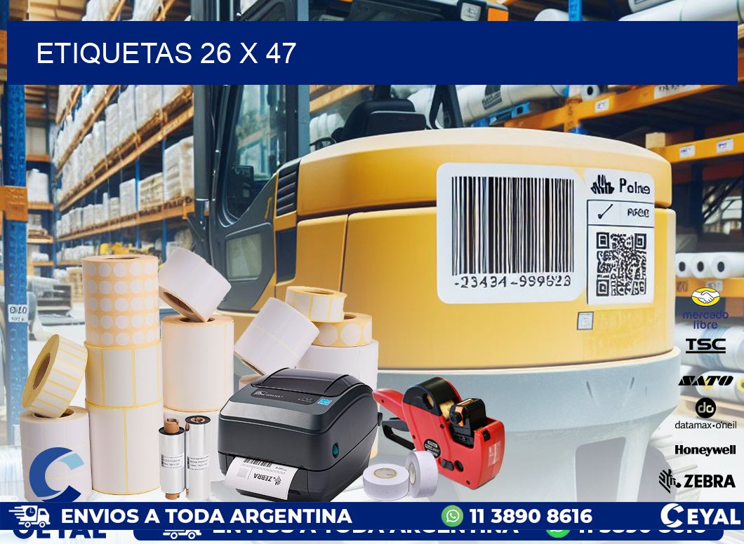 ETIQUETAS 26 x 47