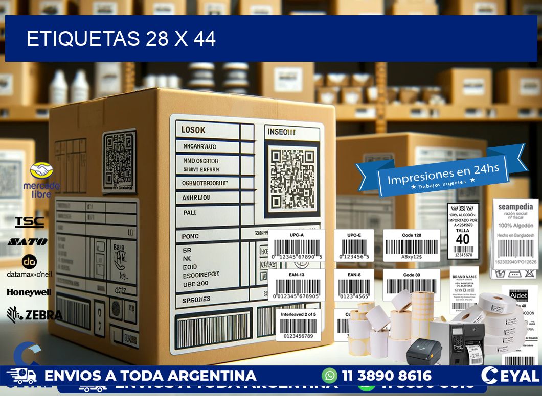 ETIQUETAS 28 x 44