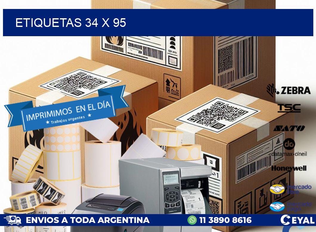 ETIQUETAS 34 x 95