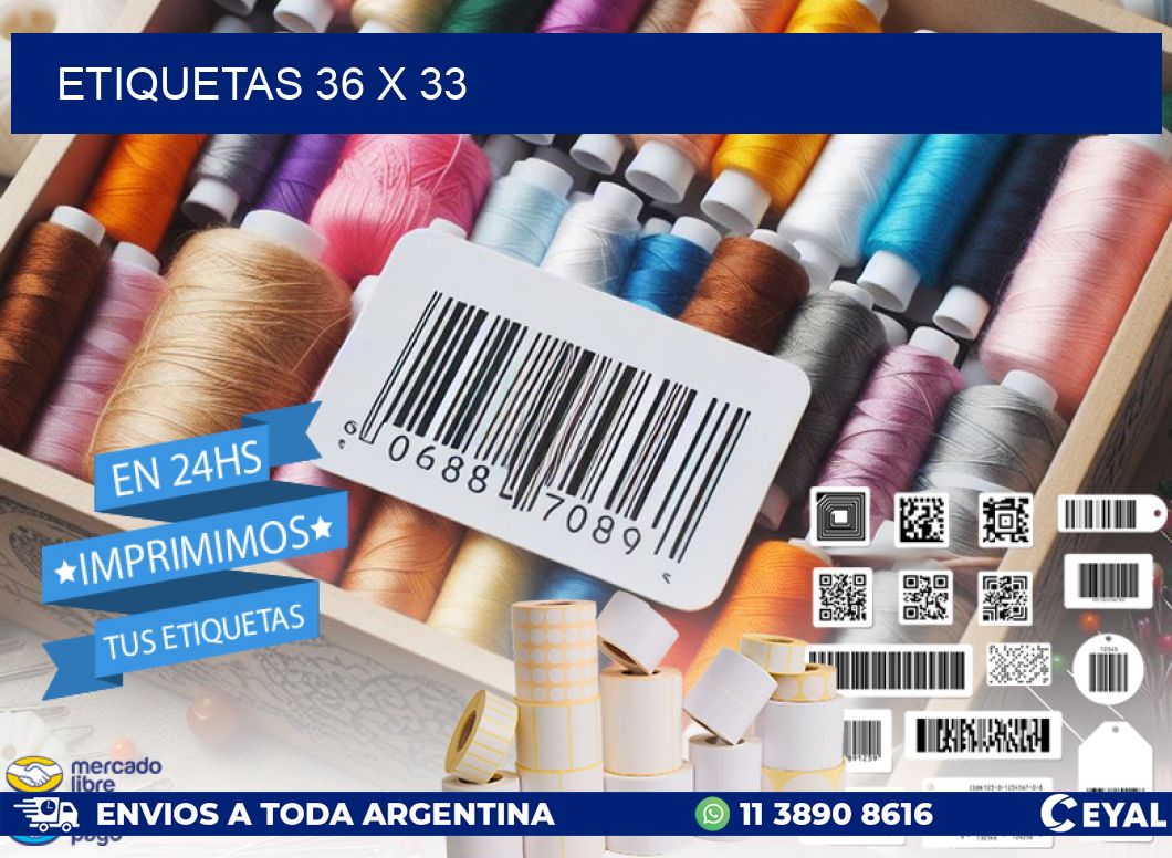 ETIQUETAS 36 x 33