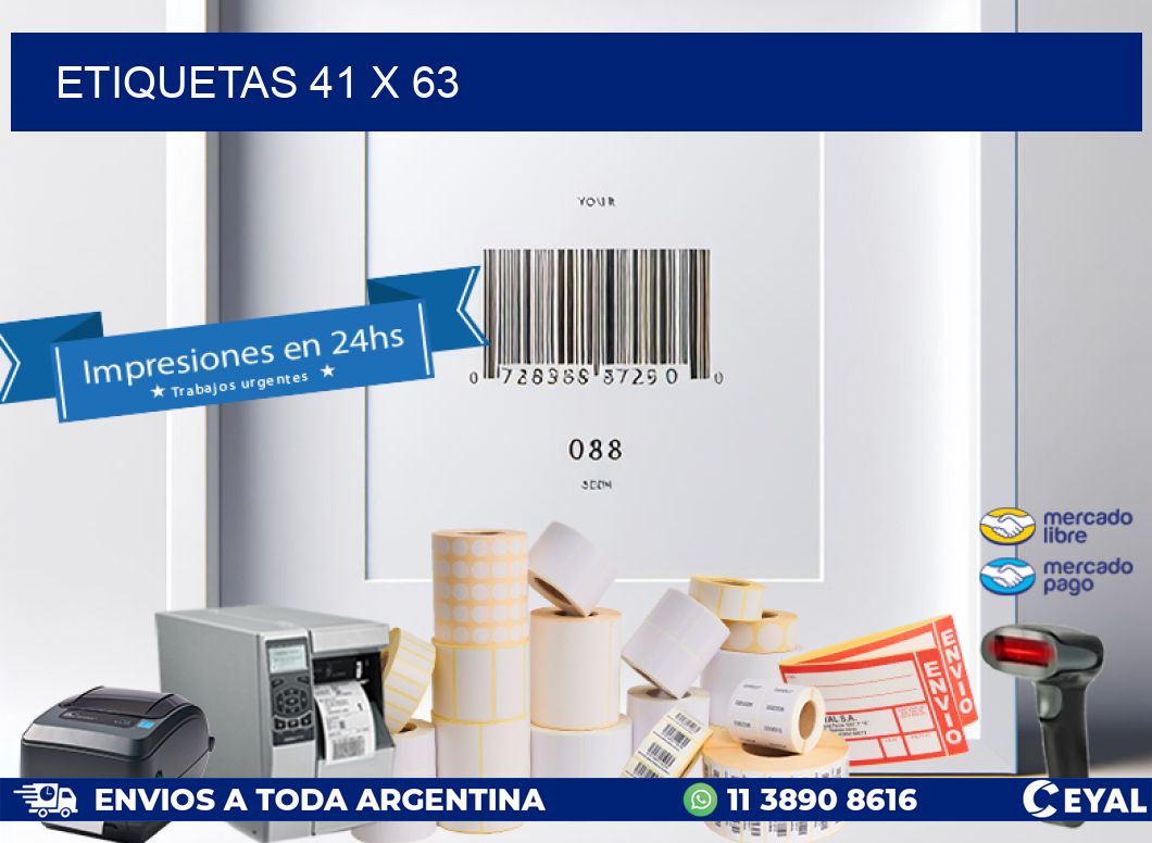 ETIQUETAS 41 x 63
