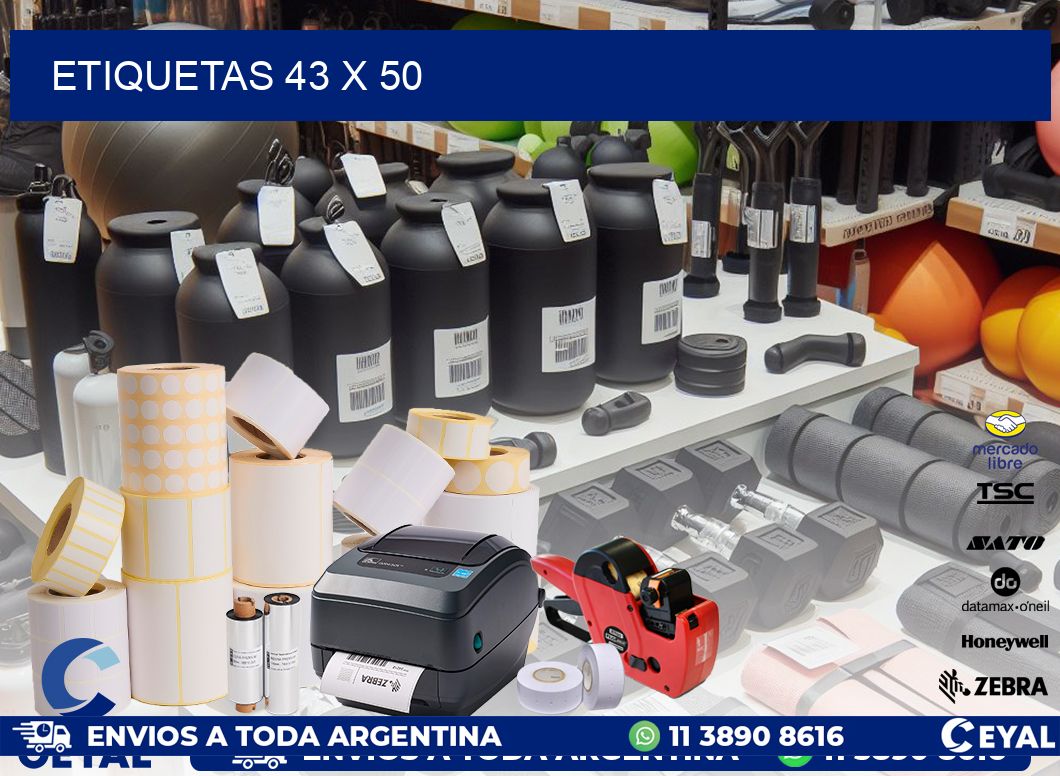 ETIQUETAS 43 x 50