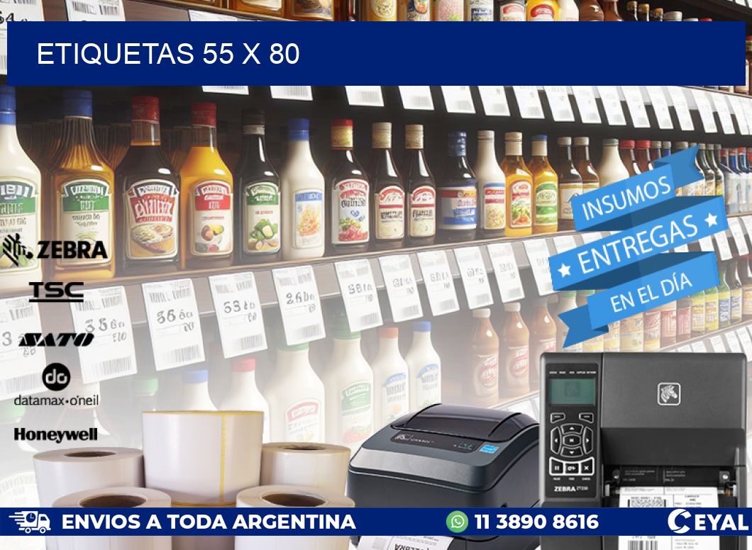 ETIQUETAS 55 x 80