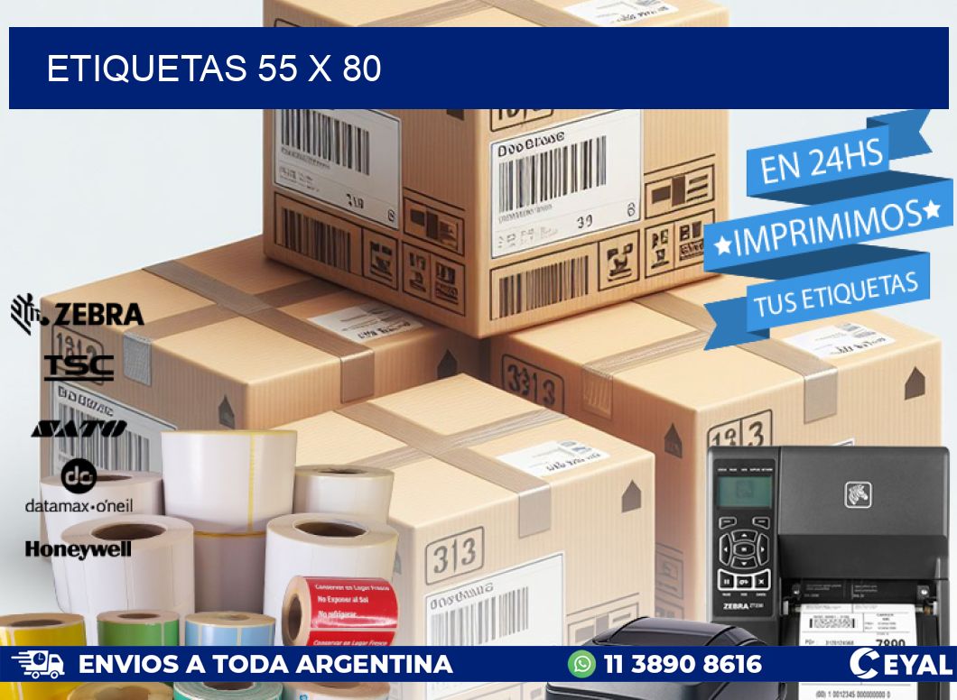ETIQUETAS 55 x 80